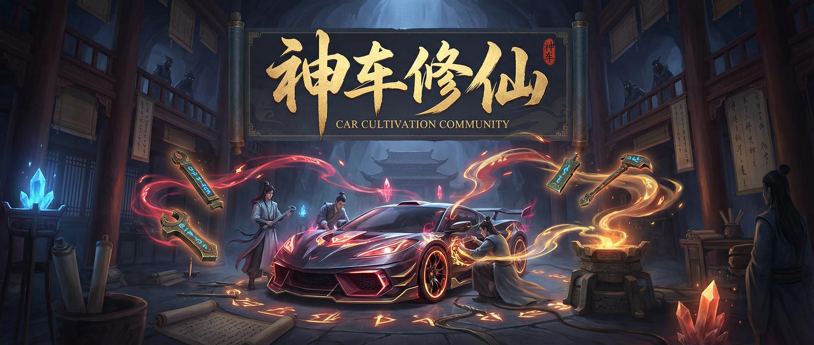 小马拉大车修车改装视频社区Banner